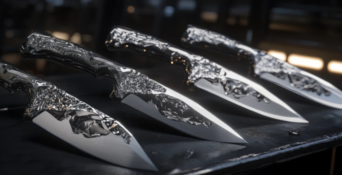 Chrome Club Knife Set